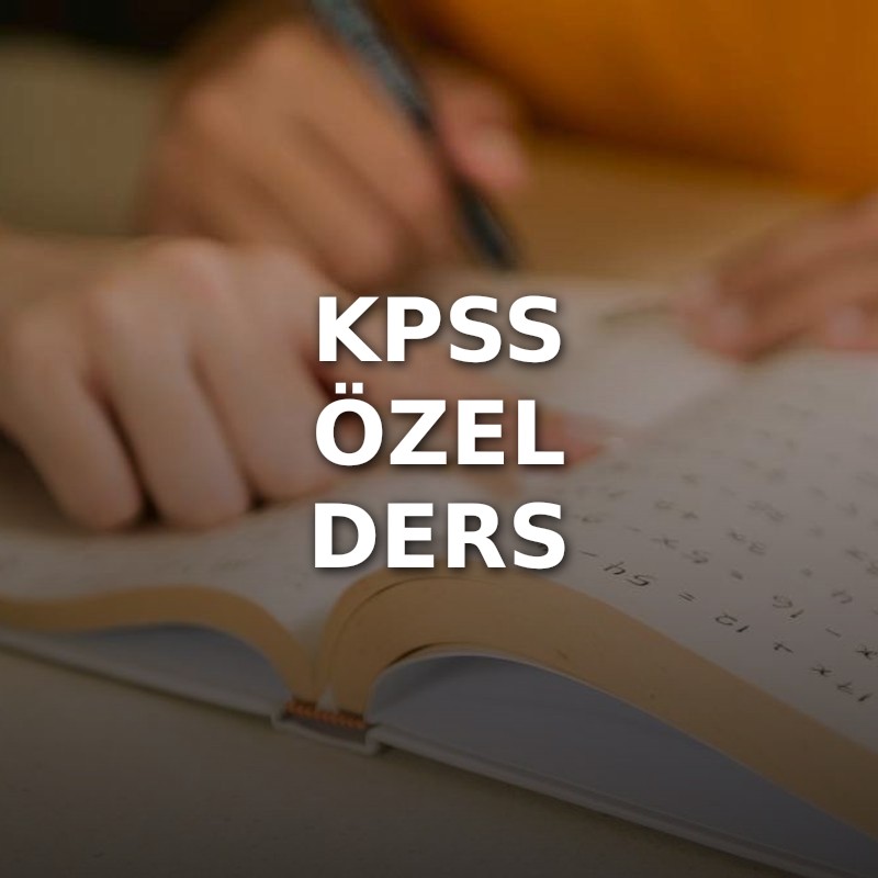 KPSS Özel Ders